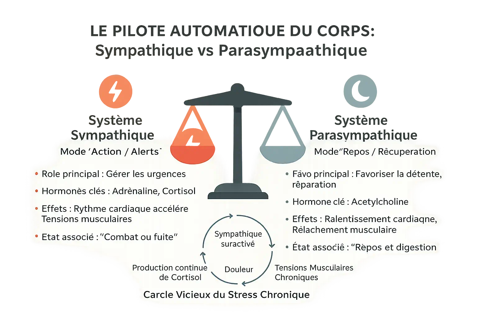 Schéma SNA modes fonctionnement