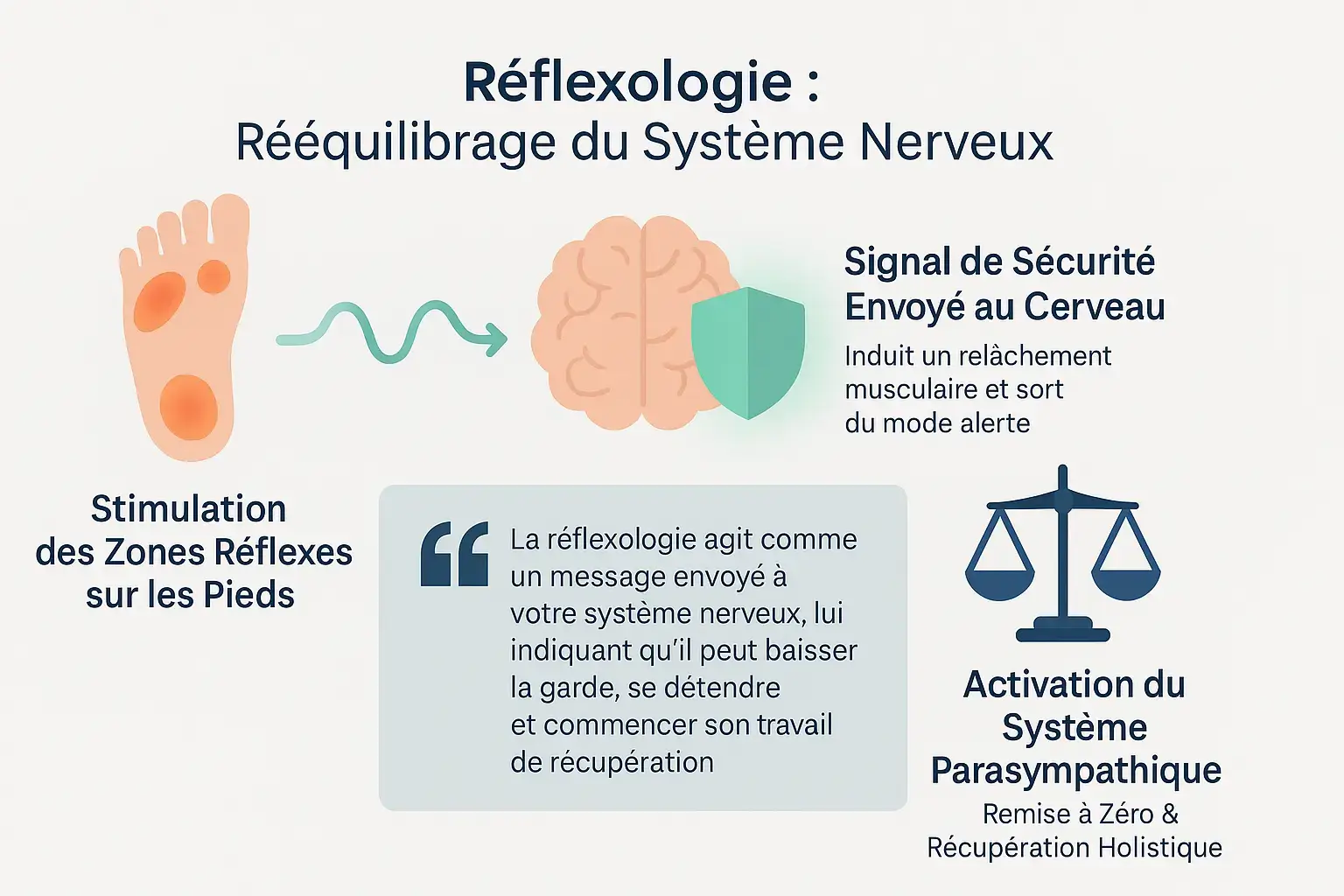 Réflexologie pour rééquilibrer le système nerveux autonome