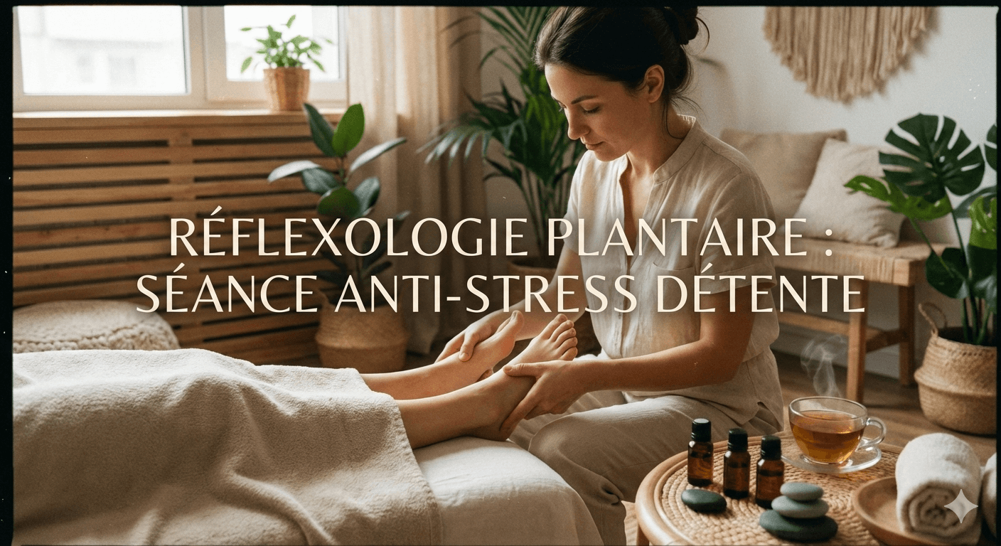 séance de reflexologie plantaire